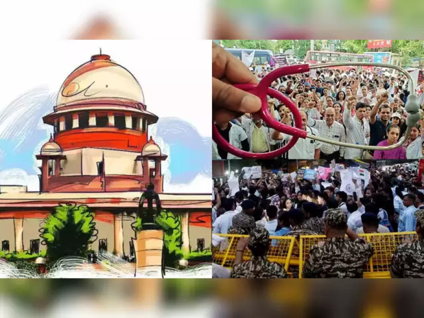 पुलिस क्यों भाग गई? सुप्रीम कोर्ट ने आरजी कर मेडिकल कॉलेज और अस्पताल में सीआईएसएफ सुरक्षा का आदेश दिया!