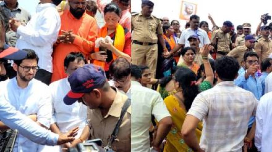 मालवणमधील राजकोट किल्ल्यावर राडा, ठाकरे गटाचे कार्यकर्ते आणि नारायण राणेंचे समर्थक भिडले