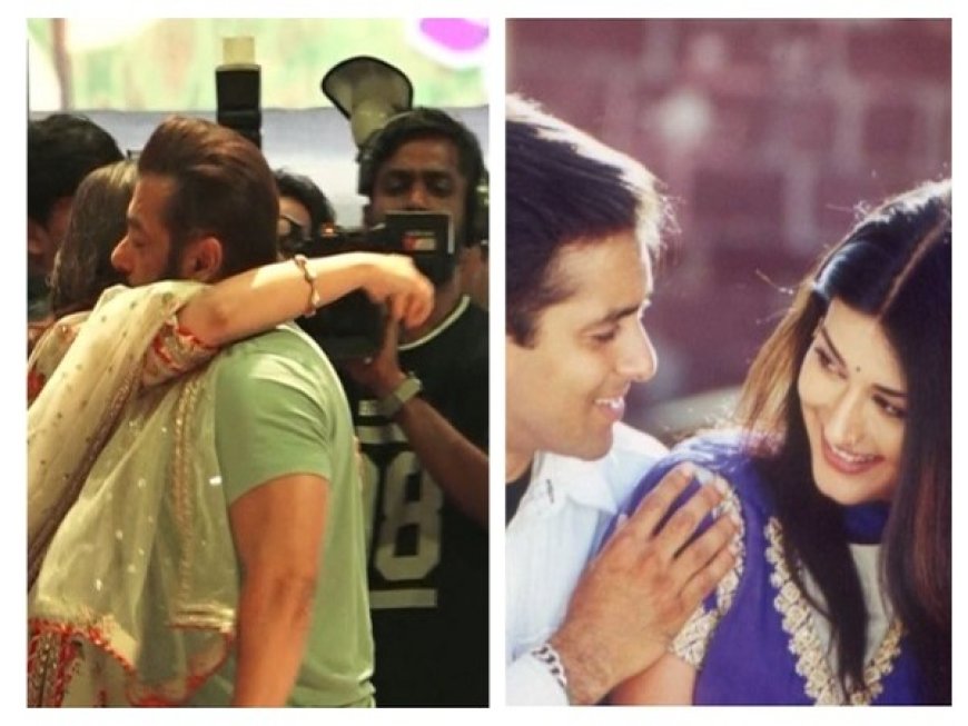 Salman Khan and Sonali Bendre Reunite, Stirring Nostalgia for Fans of "Hum Saath Saath Hain"