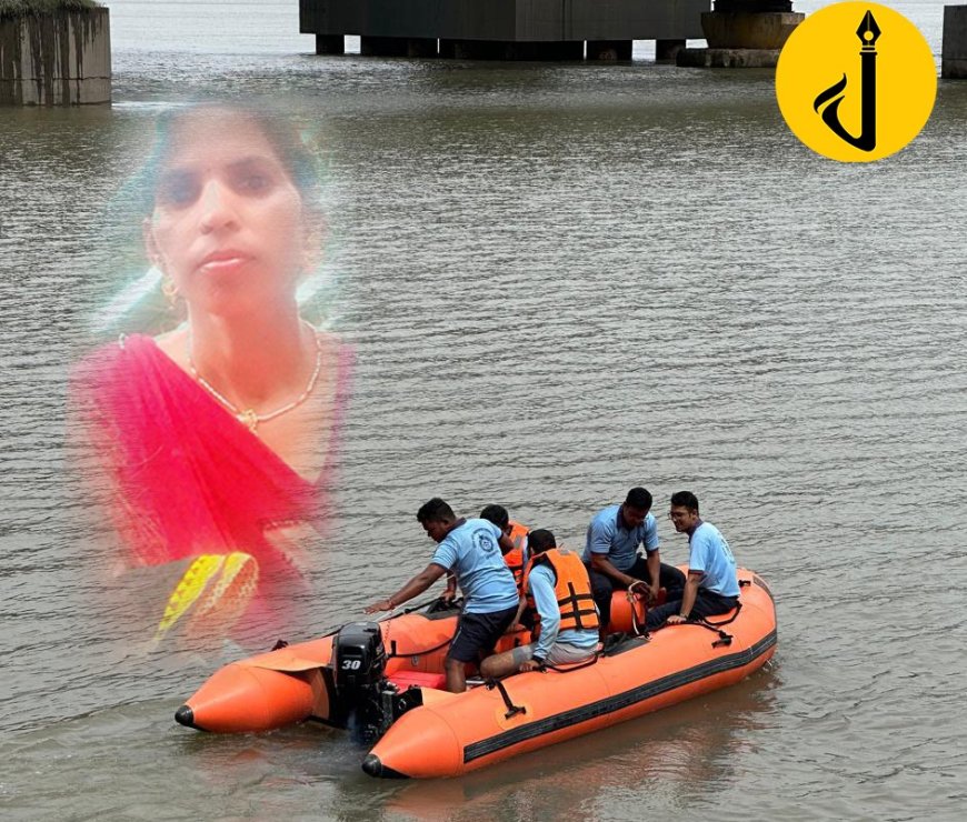 Couple Jumps Off Naigaon Bridge into Versova Creek; Husband Rescued, Search for Wife Ongoing