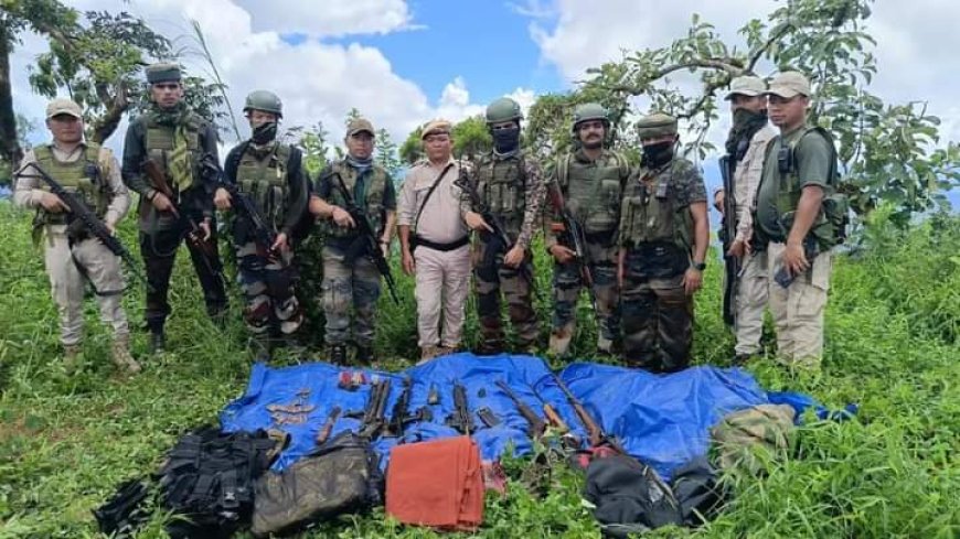 Huge cache of arms and explosives seized in Manipur as 'insurgency' soars