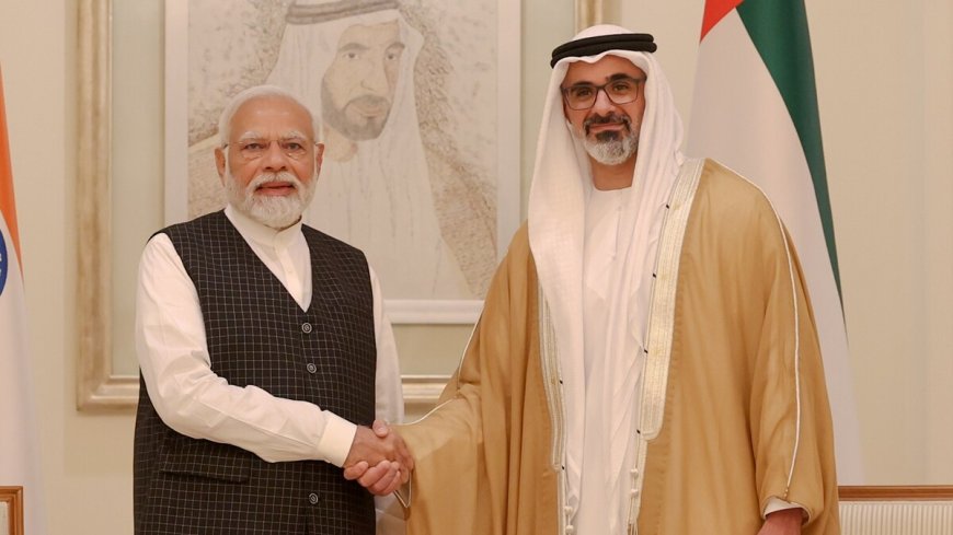 Abu Dhabi Crown Prince Sheikh Khaled Begins Maiden Visit to India