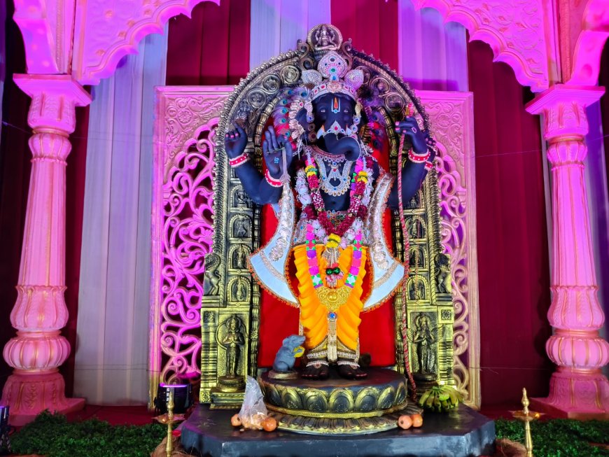 Ram-Inspired Ganpati Idol Installed, Mandal Turns into Mini Ayodhya