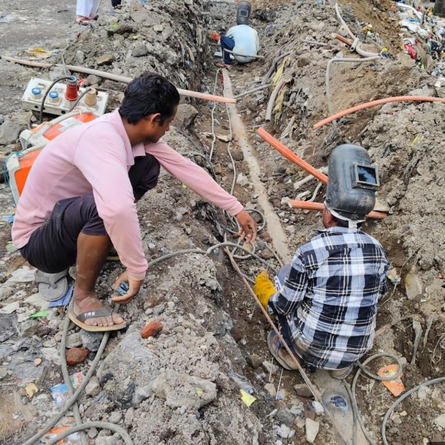 ठाणे - ९७ अनधिकृत नळजोडण्या तोडल्या