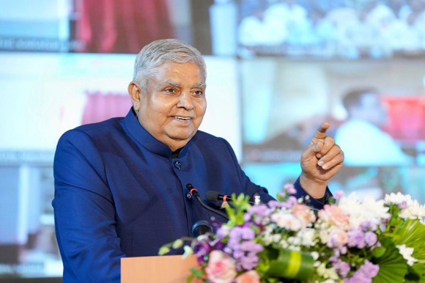 भारत जगातील सर्वात चैतन्यशील अर्थव्यवस्था बनली - उपराष्ट्रपती