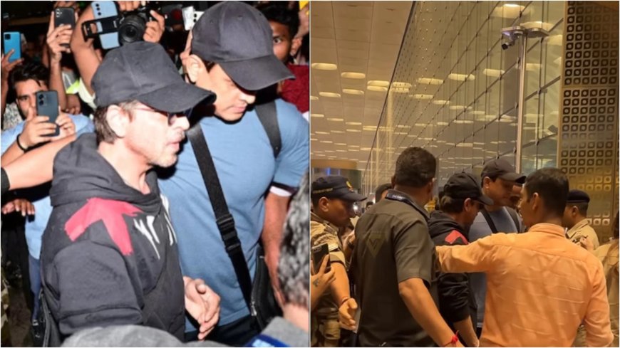 Fans Go Wild at Mumbai Airport as Shah Rukh Khan Departures Go Viral