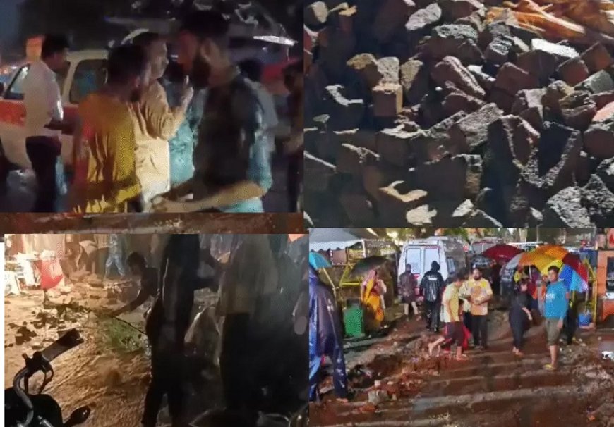 उज्जैनः महाकाल मंदिर के पास दीवार गिरने से दो लोगों की मौत, दो घायल इंदौर रेफर