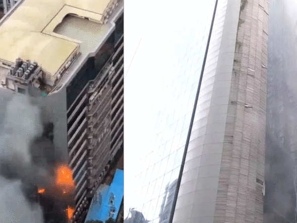 Mumbai News: Major Fire Erupts at Times Tower; 9 Fire Engines Deployed
