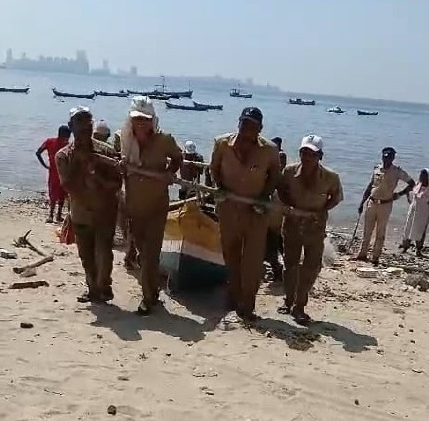 गिरगाव किनाऱ्यावरून भूमिपुत्र मच्छिमारांच्या बोटी जप्त