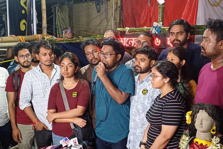 Junior Doctors from RG Kar Join Hunger Strike in Dharmatala for the First Time