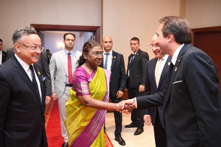 President Murmu Calls on Algerian Companies to Join 'Make in India' Initiative